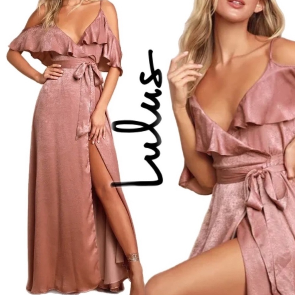 Lulus dusty rose dress